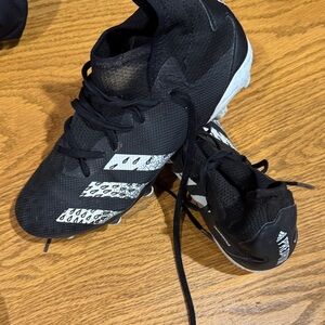 Adidas Black and White Athletic Shoes
